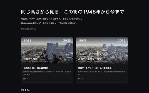 街の変遷アーカイブ